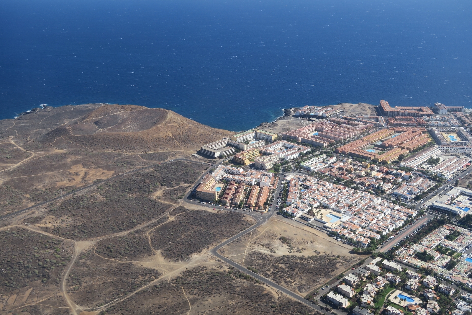 Costa del Silencio aus der Luft
